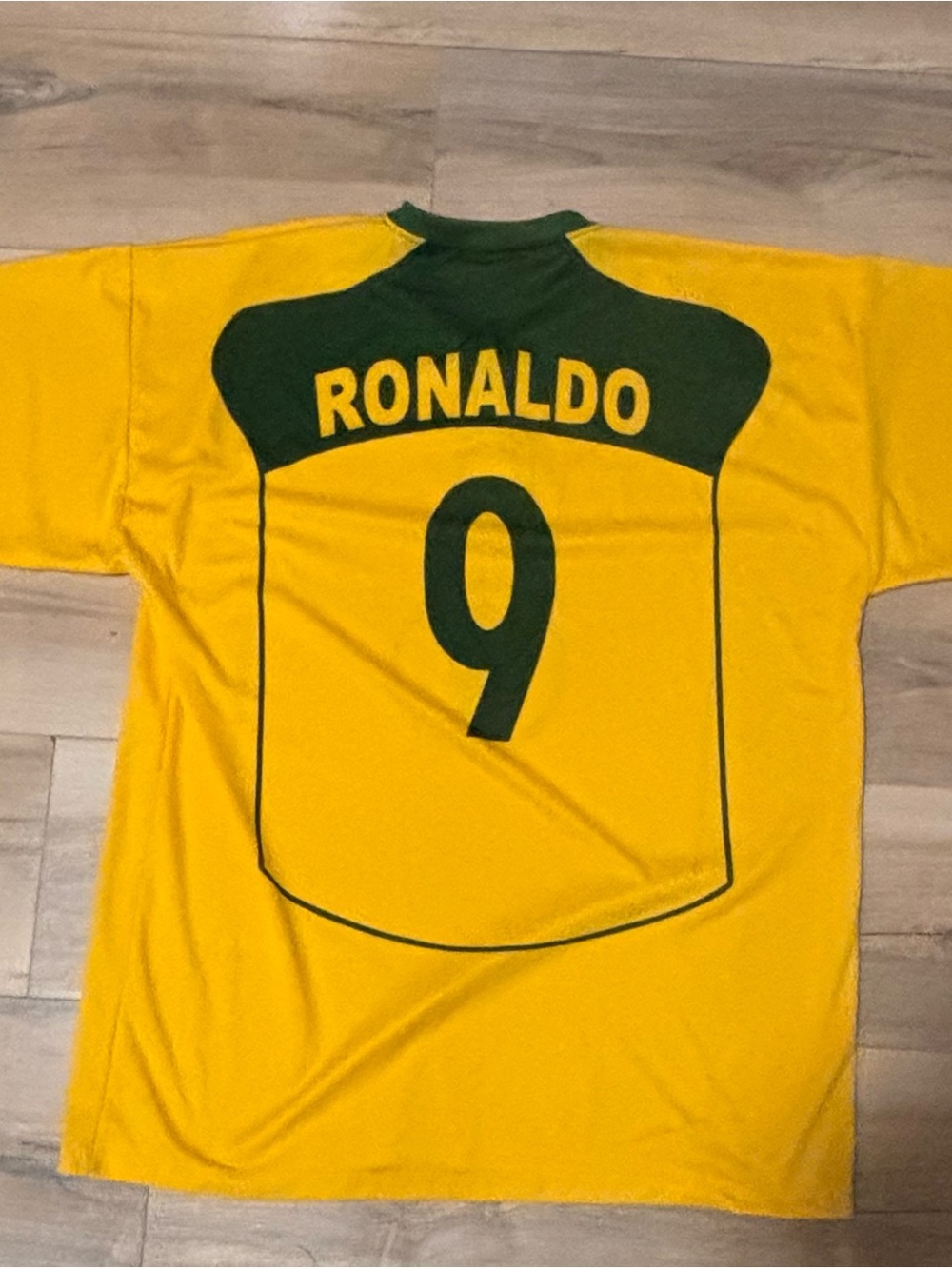 MEN RONALDO BRAZIL BRASIL NATIONAL 2000/2002 FOOTBALL SOCCER SHIRT JERSEY SIZE L - Picture 4 of 4